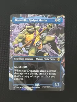 MTG Teenage Mutant Ninja Turtles Donatello Gadget Master Borderless 0212 Rare - Image 1
