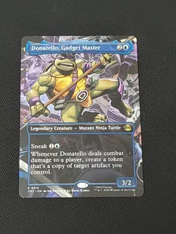 MTG Teenage Mutant Ninja Turtles Donatello Gadget Master Borderless 0212 Rare - Image 2