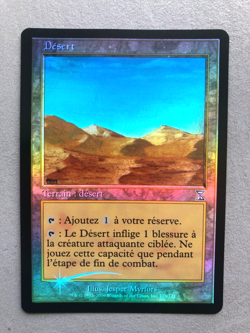 Mtg Carte Magic Time Spiral Timeshifted Desert French FOIL LP - Image 1