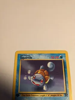 1st Edition Squirtle 68/82 Team Rocket Set Rare Vintage Pokemon - Played* - Image 2