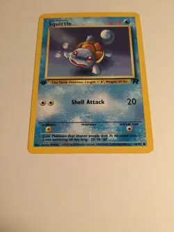 1st Edition Squirtle 68/82 Team Rocket Set Rare Vintage Pokemon - Played* - Image 3