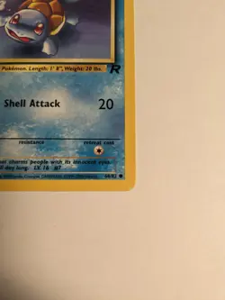 1st Edition Squirtle 68/82 Team Rocket Set Rare Vintage Pokemon - Played* - Image 4