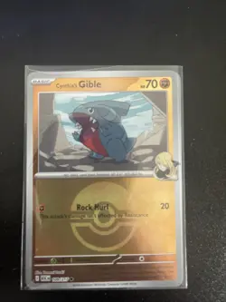 Cynthias Gible 109/217 ME: Ascended Heroes Pokemon Common Reverse Holo NM - Image 1
