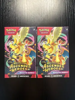 2x Pokemon TCG Ascended Heroes Booster Bundle Brand New Factory Sealed LOT OF 2 - Image 1