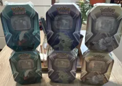 Pokemon TCG Darkrai Tyranitar Slaking Collectible Tin Triple Threat - Image 1