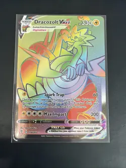 Pokemon Dracozolt VMAX Secret Rare 210/203 EVS Evolving Skies NM - Image 1