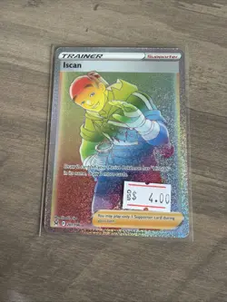 Pokemon TCG Iscan 207/196 Lost Origin Full Art Trainer Rainbow Secret Rare - Image 1
