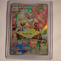 Cinccino 183/162 SV05: Temporal Forces Holofoil Illustration Rare Pokemon TCG - Image 1