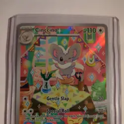 Cinccino 183/162 SV05: Temporal Forces Holofoil Illustration Rare Pokemon TCG - Image 2