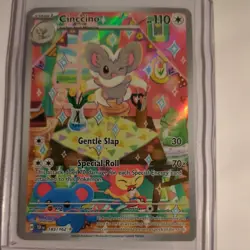 Cinccino 183/162 SV05: Temporal Forces Holofoil Illustration Rare Pokemon TCG - Image 4