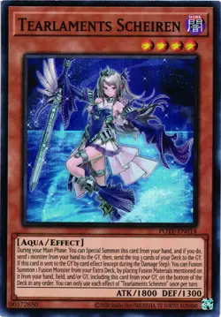 Yugioh Tearlaments Scheiren POTE-EN014 Super Rare Unlimited NM - Image 1