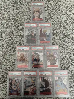 One Piece Premium Card Collection 25th Edition - PSA 10 Set (English) - Image 1
