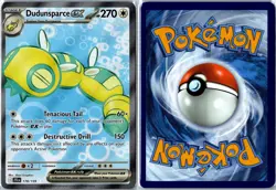 Pokemon Card - Dudunsparce ex 178/159 Journey Together Ultra Rare Near Mint - Image 3