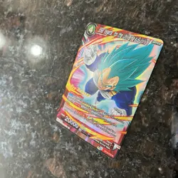 SSB Vegeta for the Universe's Survival PRERELEASE Foil Dragon Ball Super Card NM - Image 5