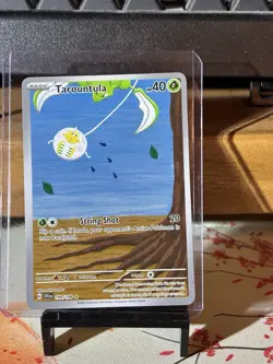 Pokemon TCG Tarountula Illustration Rare Card Scarlet & Violet Base Set 199/198 - Image 1