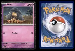 Abra 063/165 Holo Promo Miscellaneous Cards & Products Pokemon TCG NM - Image 3