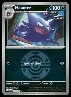 Haunter 124/217 Pokeball Reverse Holo Ascended Heroes Pokemon TCG trading card - Image 1