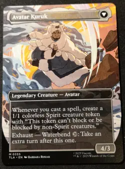 The Legend Of Kuruk / Avatar Kuruk - Borderless - TLA - MTG - EN - NM - 0355 - Image 2