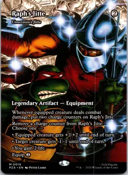 Raph's Jitte - Umezawa's Jitte (Borderless) 19 Teenage Mutant Ninja Turtles NM - Image 1