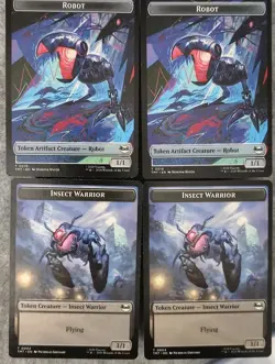 Food Token x4 Double-Sided - MTG TMNT Teenage Mutant Ninja Turtles - NM - Image 2