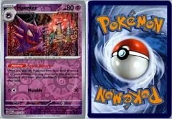 Pokemon Card - Haunter 093/165 151 Uncommon Reverse Holo Near Mint - Image 3