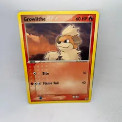 Growlithe 64/112 Common FireRed & LeafGreen Pokemon Moderately Played - Image 1