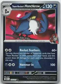 Pokemon : Team Rocket's Honchkrow (Team Rocket) Ascended Heroes 127/217 Reverse - Image 1