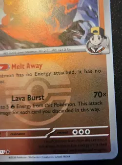 Ethan's Magcargo 024/217 Poke Ball Holo Rare Ascended Heroes Pokemon TCG - Image 5
