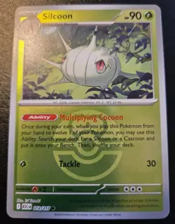 Silcoon 012/217 Love Ball Holo Common Ascended Heroes Pokemon TCG - Image 1