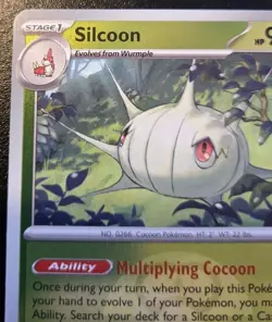Silcoon 012/217 Love Ball Holo Common Ascended Heroes Pokemon TCG - Image 2