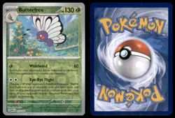 Butterfree 012/165 Uncommon 151 Pokemon TCG Reverse Holo NM - Image 3