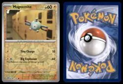 Magnemite 081/165 Common 151 Pokemon TCG Reverse Holo NM - Image 3