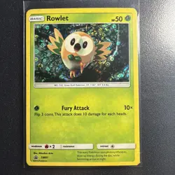 Rowlet SM01 General Mills Black Star Promo Pokemon Near Mint - Image 1
