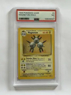1999 Pokemon Game Magneton-Holo 9/102 PSA 7 New Grade - Image 1