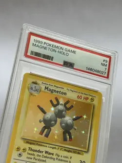 1999 Pokemon Game Magneton-Holo 9/102 PSA 7 New Grade - Image 2