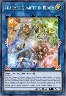 BLZD-EN050 Charmer Quartet in Bloom Starlight Rare Yu-Gi-Oh! NEW - Image 1