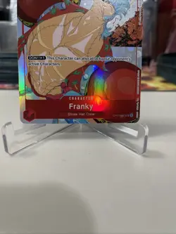 Franky Gift Collection 2023 OP01-021 Alt Art Holo Foil Rare One Piece Card - Image 3