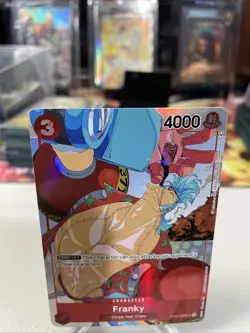 Franky Gift Collection 2023 OP01-021 Alt Art Holo Foil Rare One Piece Card - Image 4