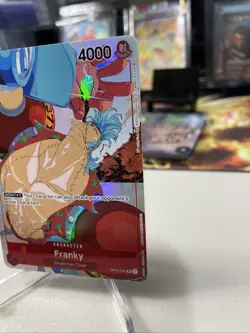 Franky Gift Collection 2023 OP01-021 Alt Art Holo Foil Rare One Piece Card - Image 5