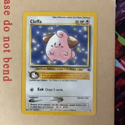 Cleffa Black Star Promo Pokemon League Card 31 - Near Mint (fast dispatch) - Image 2