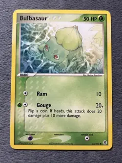 Bulbasaur 55/112 Pokemon Card Fire Red & Leaf Green 2004 - Image 1