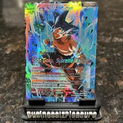 Son Goku Supreme Warrior BT16-001 PRERELEASE Foil Dragon Ball Super Card | NM - Image 1