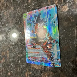 Son Goku Supreme Warrior BT16-001 PRERELEASE Foil Dragon Ball Super Card | NM - Image 2