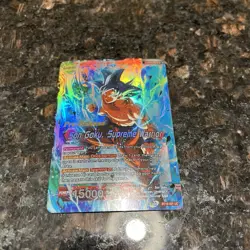 Son Goku Supreme Warrior BT16-001 PRERELEASE Foil Dragon Ball Super Card | NM - Image 4