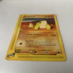 Pokemon Card Skyridge Sandshrew 92/144 E Series TCG 2003 NM - Image 3