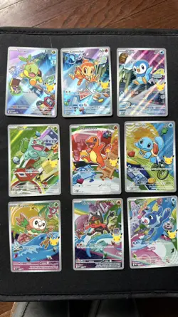 Pokemon First Partner Illustration full set Collection Series 1 Promo (9 Cards) - Image 1