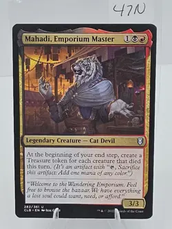 Mahadi, Emporium Master #282 (NM) Baldur's Gate CLB Magic MTG - Image 4