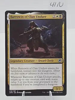Barrowin of Clan Undurr (218) Adventures in the Forgotten Realms AFR MTG Magic - Image 4