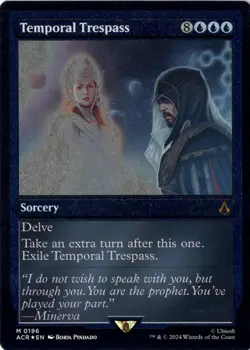 Temporal Trespass NM/M* FOIL ETCHED Assassin's Creed ENGLISH 0196 -UnltdCards - Image 1