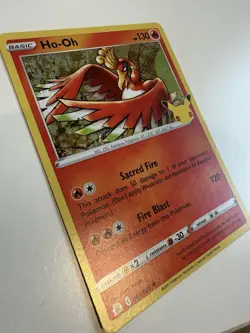 Ho-Oh 001/025 (NM) - Celebrations 25th Anniversary - Holo Rare - Pokemon TCG - Image 2